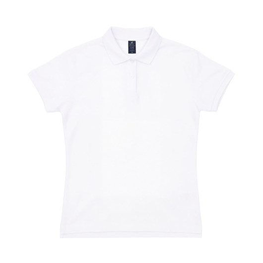 White OC Premium Womens Polos